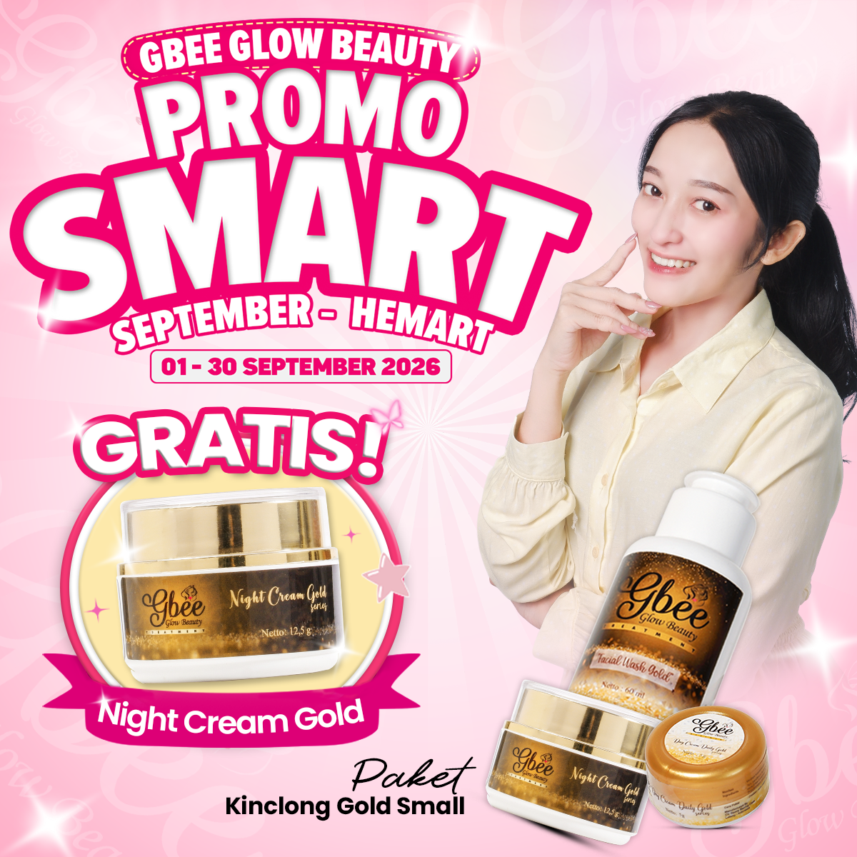 Paket Gold Kinclong Small Gbee Glow