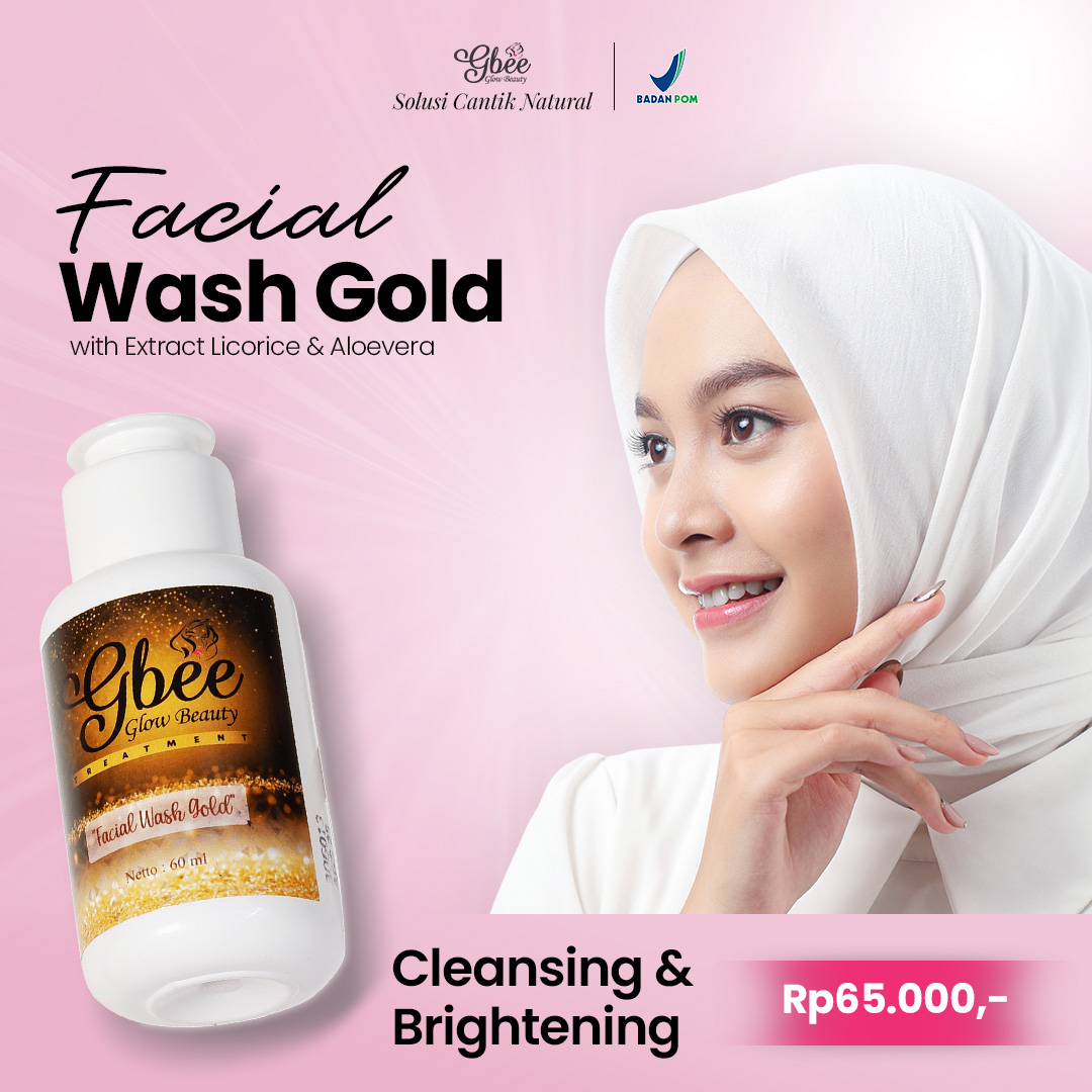 Gbee Glow Beauty Facial Wash Gold