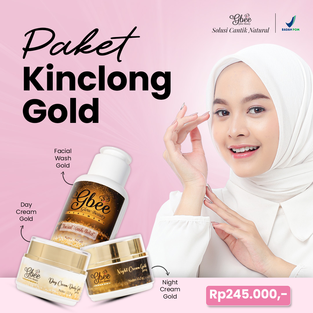 Gbee Glow Beauty Paket Kinclong Gold