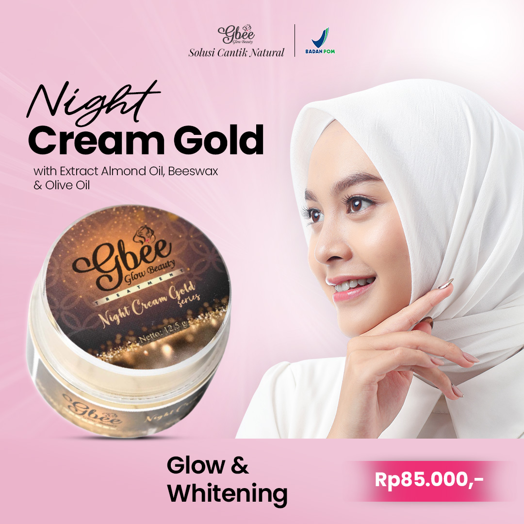 Gbee Glow Beauty Night Cream Gold
