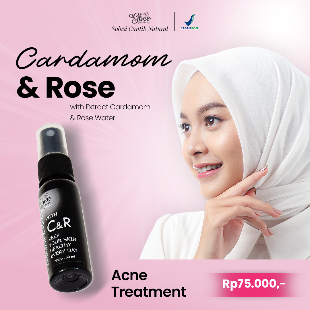 Gbee Glow Beauty Cardamom & Rose Water Acne Treatment