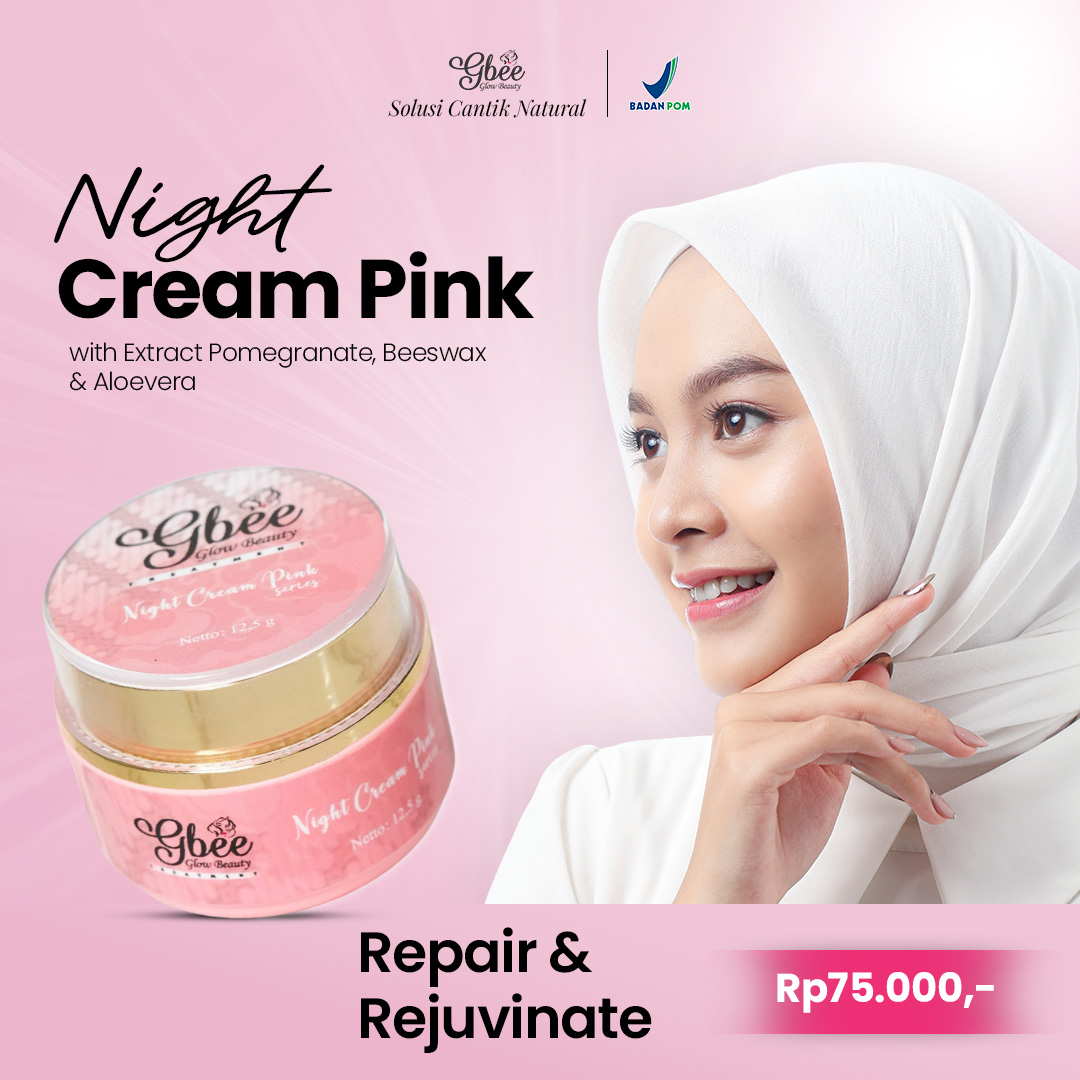 Gbee Glow Beauty Night Cream Pink